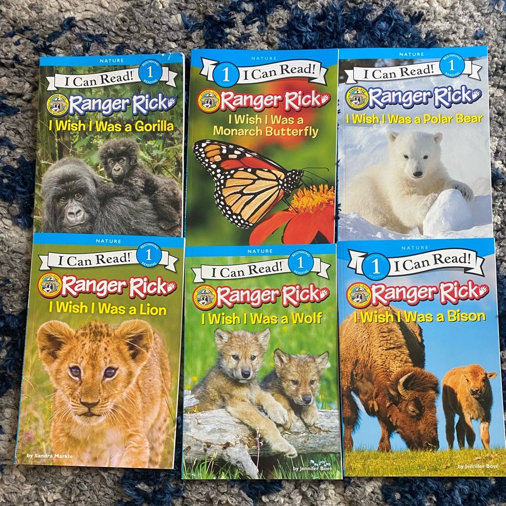 I can read nature books ranger Rick book set